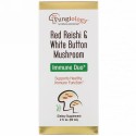California Gold Nutrition, Fungiology Red Reishi & White Button Mushroom, Immune Duo, 2 fl oz (60 ml)