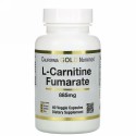 California Gold Nutrition, L-カルニチンフマル酸塩、ヨーロッパ産、Alfasigma社製、885mg、ベジカプセル60粒