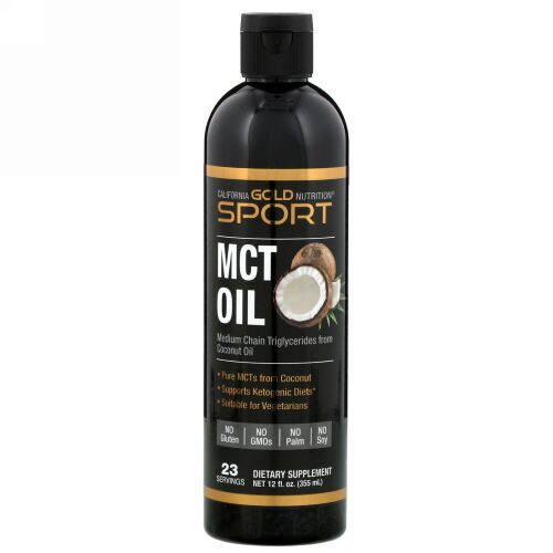 California Gold Nutrition, MCTオイル、355ml（12液量オンス）
