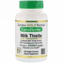 California Gold Nutrition, オオアザミエキス、シリマリン80％、EuroHerbs（ユーロハーブ）、医薬品グレード、ベジカプセル180粒