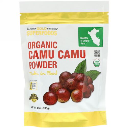 California Gold Nutrition, スーパーフード、オーガニックカムカム粉末、240g（8.5オンス）