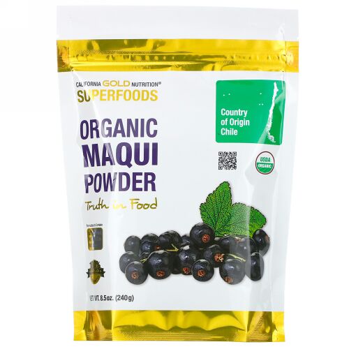 California Gold Nutrition, スーパーフード、オーガニックマキ粉末、240g（8.5オンス）
