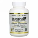 California Gold Nutrition, TheanineUP（テアニンアップ）フォーカストエネルギー、L-テアニン＆カフェイン、ベジカプセル60粒