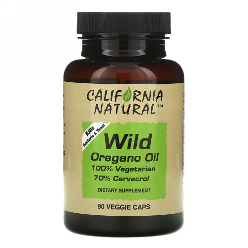 California Natural, ワイルド オレガノ オイル, 90カプセル