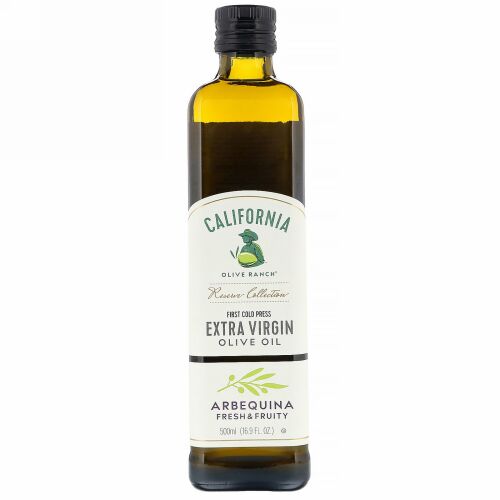 California Olive Ranch, エキストラバージンオリーブオイル、アルベキーナ、500ml