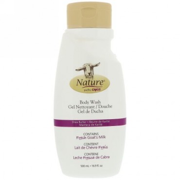 Canus, ボディウォッシュ、新鮮なヤギのミルク、シアバター、16.9 fl oz (500 ml) (Discontinued Item)