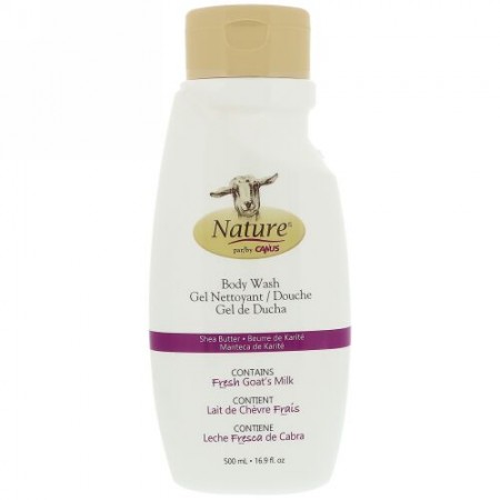 Canus, ボディウォッシュ、新鮮なヤギのミルク、シアバター、16.9 fl oz (500 ml) (Discontinued Item)