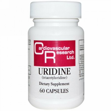 Cardiovascular Research, ウリジン, 60 カプセル (Discontinued Item)