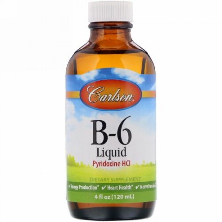 Carlson Labs, B-6 液体、 4液量オンス (120 ml)