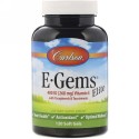 Carlson Labs, E-Gems（Eジェムス）エリート、ビタミンE、268mg（400IU）、ソフトジェル120粒