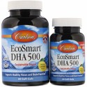 Carlson Labs, エコスマートDHA、 ナチュラルレモンフレーバー、 60ソフトジェル + 無料 20ソフトジェル