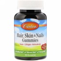 Carlson Labs, ヘアースキン & ネイル、ナチュラルミックスベリーフレーバー、60グミ (Discontinued Item)