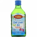 Carlson Labs, Kid's Wild Norwegian, Cod Liver Oil, Bubble Gum Flavor, 8.4 fl oz (250 ml)