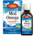 Carlson Labs, メド オメガ、レモン-ライム味、2,700 mg、3.3 fl oz (100 ml) (Discontinued Item)