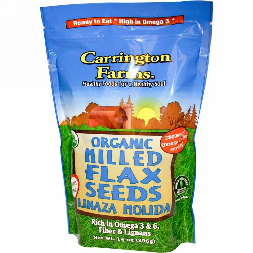 Carrington Farms, オーガニック・ミルド・フラックス・シード、14オンス（396g） (Discontinued Item)