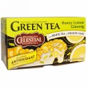 Celestial Seasonings, グリーンティー、ハニー レモン ジンセン、20ティーバッグ、1.5 oz (42 g) (Discontinued Item)