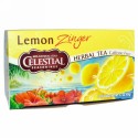 Celestial Seasonings, ハーブティー、カフェインフリー、レモンジンジャー、ティーバッグ20袋、1.7 oz (47 g)