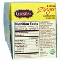 Celestial Seasonings, ハーブティー、カフェインフリー、レモンジンジャー、ティーバッグ20袋、1.7 oz (47 g)