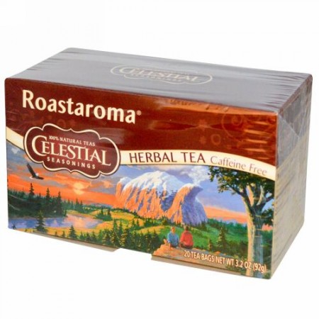 Celestial Seasonings, ハーバルティー、ローストアロマ、カフェインフリー、20ティーバッグ入り、3.2 oz (92 g) (Discontinued Item)