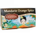 Celestial Seasonings, マンダリンオレンジ スパイス ハーブティー、カフェインレス、20ティーバッグ、1.9 oz (54 g) (Discontinued Item)