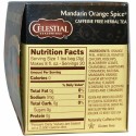 Celestial Seasonings, マンダリンオレンジ スパイス ハーブティー、カフェインレス、20ティーバッグ、1.9 oz (54 g) (Discontinued Item)