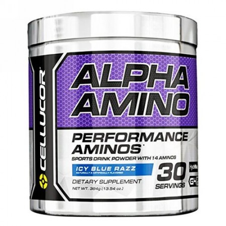 Cellucor, Alpha Amino, Icy Blue Razz, 13.54 oz (384 g) (Discontinued Item)