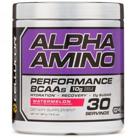 Cellucor, アルファアミノ、パフォーマンスBCAA、スイカ、13.4 oz (381 g)
