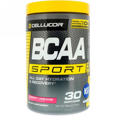 Cellucor, BCAAスポーツ、一日中水分補給および回復、チェリーライムエード、11.6オンス (330 g)