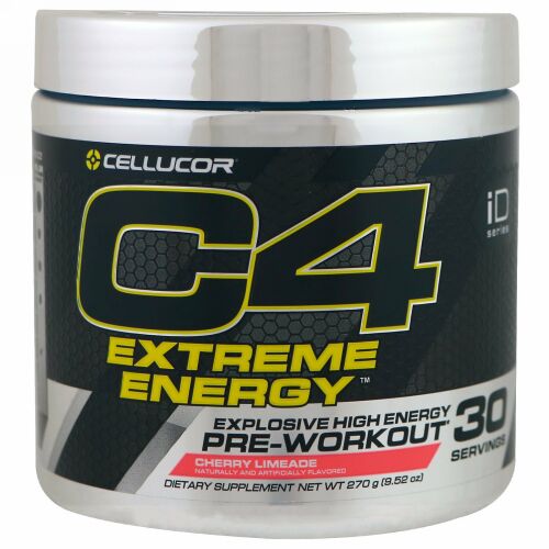 Cellucor, C4エクストリームエナジー、プレワークアウト、チェリーレモネード、9.52オンス (270 g)