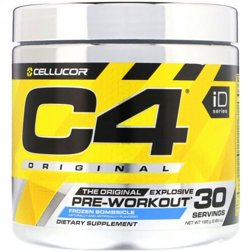 Cellucor, C4オリジナル・エクスプローシブ、プレワークアウト、フローズンボムシクル、6.88オンス（195g） (Discontinued Item)