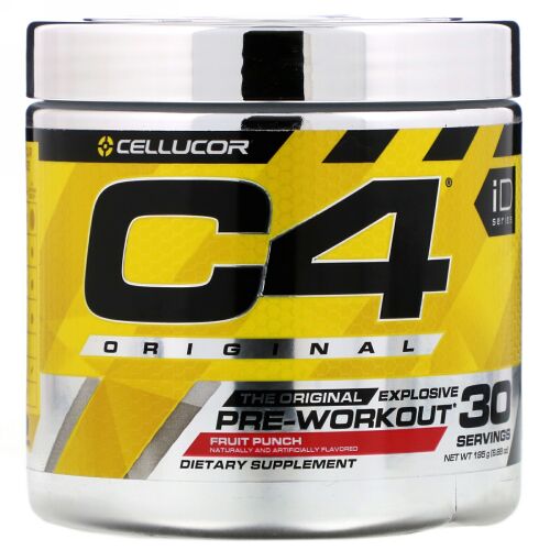 Cellucor, C4 Original Explosive（オリジナルエクスプローシブ）,プレワークアウト, フルーツパンチ, 195g（6.88 oz）