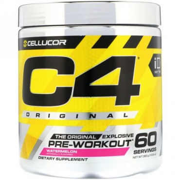 Cellucor, C4オリジナル・エクスプローシブ、プレワークアウト、ウォーターメロン、13.8オンス (390g) (Discontinued Item)