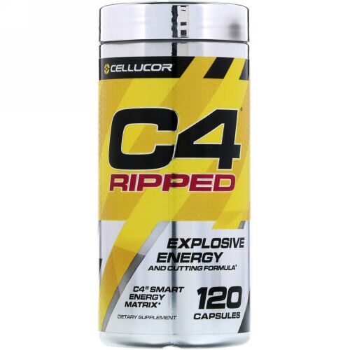 Cellucor, C4リップド、エクスプローシブエネルギー、120カプセル (Discontinued Item)