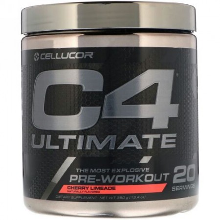 Cellucor, C4アルティメット、プレワークアウト、チェリーライムエード、13.4オンス (380 g) (Discontinued Item)