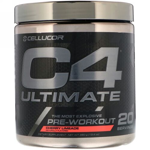Cellucor, C4アルティメット、プレワークアウト、チェリーライムエード、13.4オンス (380 g) (Discontinued Item)