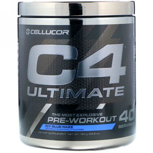 Cellucor, C4アルティメット、プレワークアウト、アイシーブルーラズ、26.8オンス (760 g) (Discontinued Item)