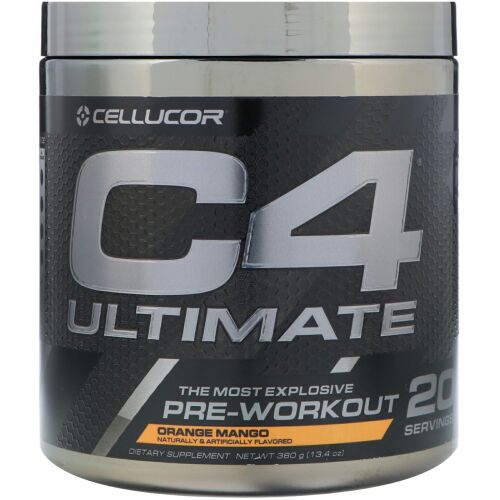 Cellucor, C4アルティメット、プレワークアウト、オレンジマンゴー、13.4 oz (380 g) (Discontinued Item)