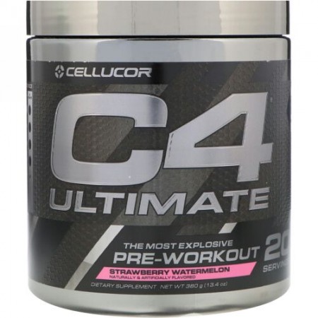 Cellucor, C4アルティメット、プレワークアウト、イチゴスイカ、13.4 oz (380 g) (Discontinued Item)