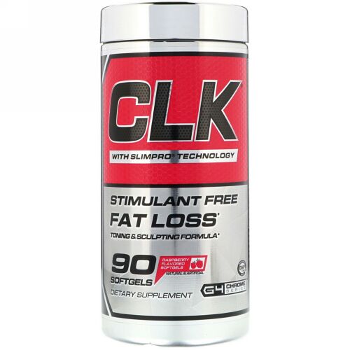 Cellucor, CLK、興奮剤不使用ファットロス、ラズベリー風味、ソフトゲル90粒