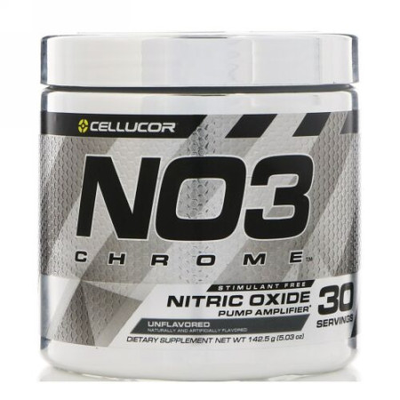 Cellucor, NO3クローム、一酸化窒素パンプアンプリファイヤー、無味、5.03オンス (142.5 g) (Discontinued Item)