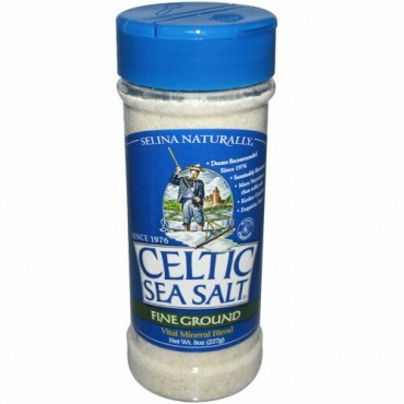 Celtic Sea Salt, 微粒挽き、バイタルミネラルブレンドジャー、 8オンス (227 g)