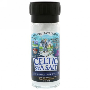 Celtic Sea Salt, Makai Pure Deep Sea Salt, Pure Vital Minerals, 3 oz (85 g) (Discontinued Item)
