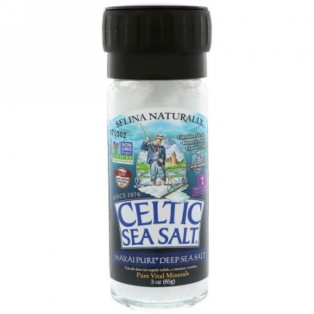 Celtic Sea Salt, Makai Pure Deep Sea Salt, Pure Vital Minerals, 3 oz (85 g) (Discontinued Item)