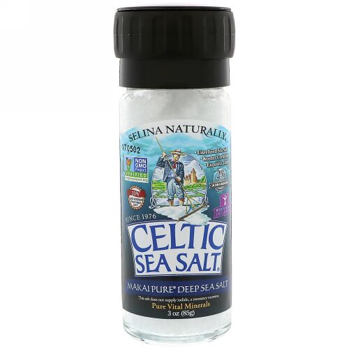 Celtic Sea Salt, Makai Pure Deep Sea Salt, Pure Vital Minerals, 3 oz (85 g) (Discontinued Item)