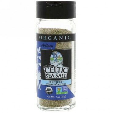 Celtic Sea Salt, Organic, Artisan, Bouquet Herbes De Provence, 2 oz (57 g) (Discontinued Item)