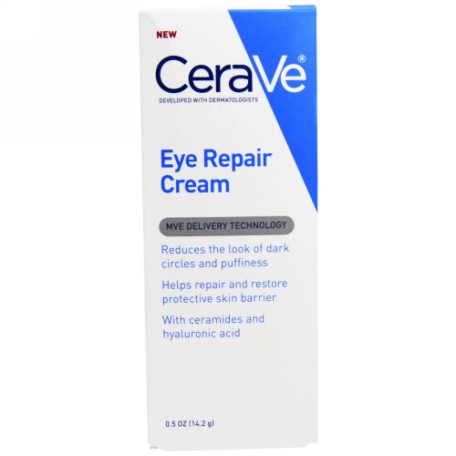 CeraVe, アイリペア クリーム、 0.5 oz (14.2 g) (Discontinued Item)