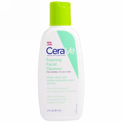 CeraVe, フォーミングフェイシャルクレンザー、3 fl oz (87 ml) (Discontinued Item)