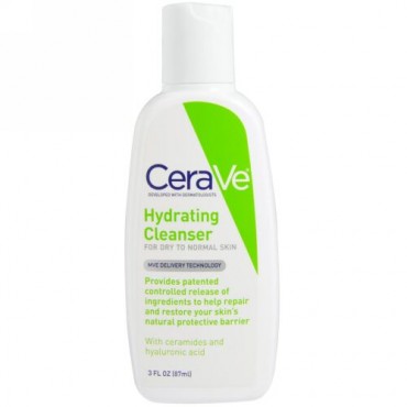CeraVe, ハイドレーティングクレンザー、乾燥から普通の肌向け、3液量オンス (87 ml) (Discontinued Item)