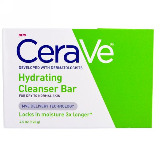 CeraVe, Hydrating Cleansing Bar, 4.5 oz (128 g) (Discontinued Item)