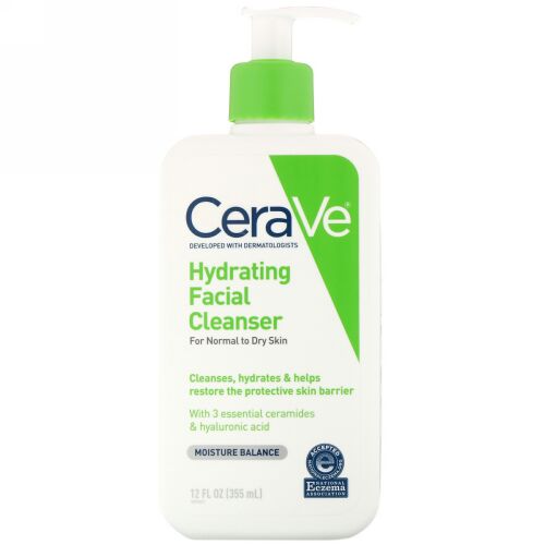 CeraVe, Hydrating Facial Cleanser, For Normal to Dry Skin , 12 fl oz (355 ml) (Discontinued Item)